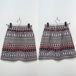 Patterned Skirt - Anthropologie
